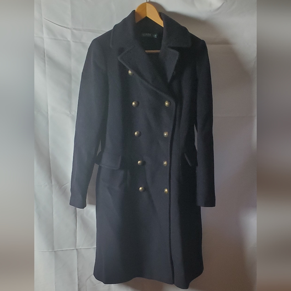 RALPH LAUREN WOOL COAT - Picture 2 of 11